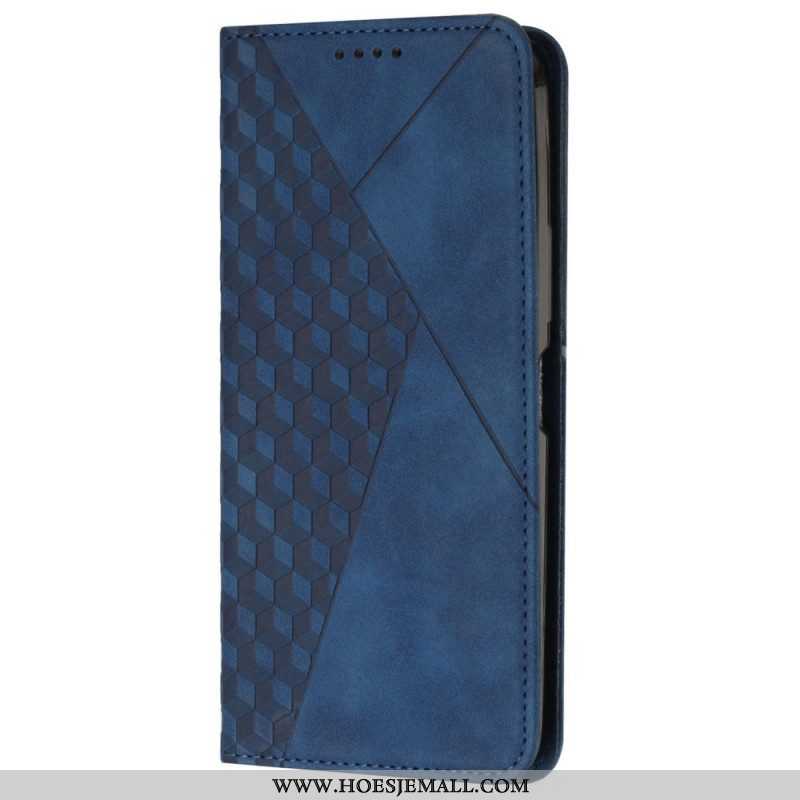 Bescherming Hoesje voor Oppo Find X5 Folio-hoesje Patroon Van Imitatieleer