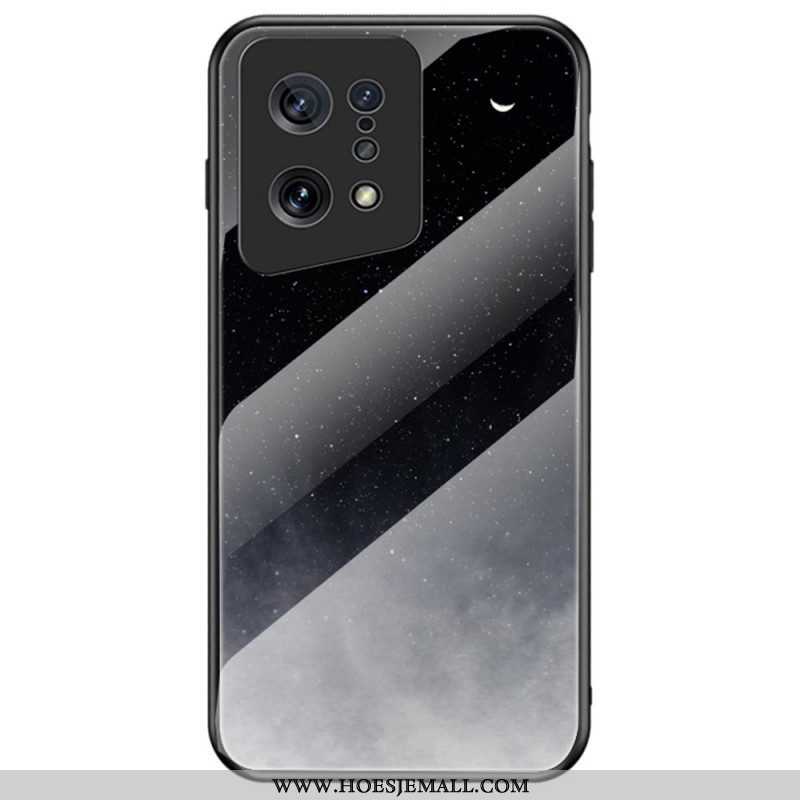 Hoesje voor Oppo Find X5 Marmer Gehard Glas