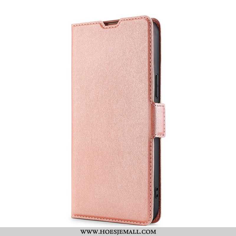 Bescherming Hoesje voor Oppo Find X5 Pro Folio-hoesje Leer-effect