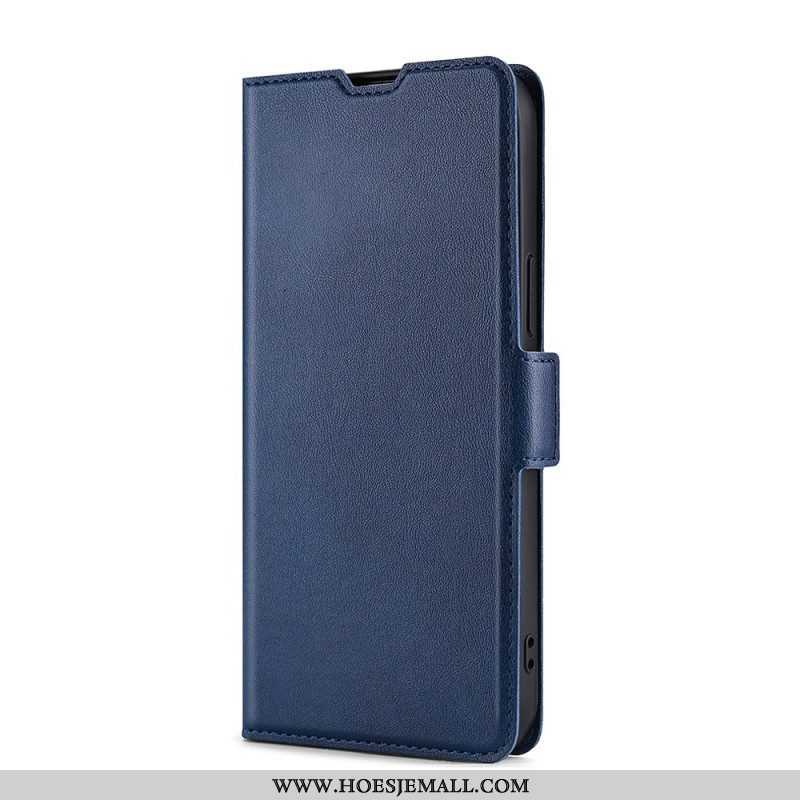 Bescherming Hoesje voor Oppo Find X5 Pro Folio-hoesje Leer-effect