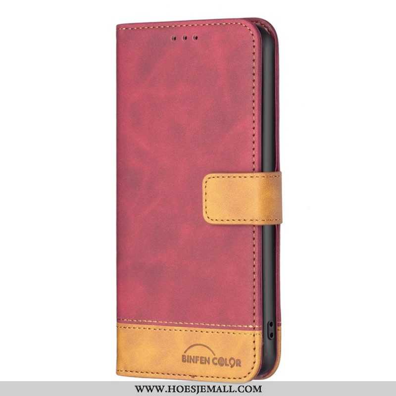 Folio-hoesje voor Oppo Find X5 Pro Vintage Binfen-kleur