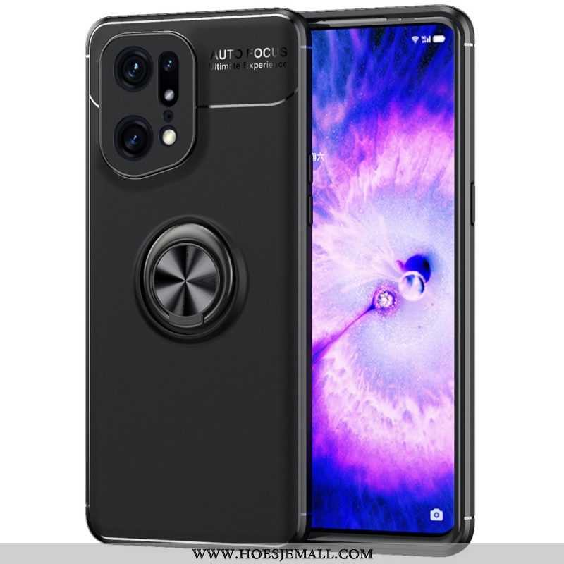 Hoesje voor Oppo Find X5 Pro Roterende Ring