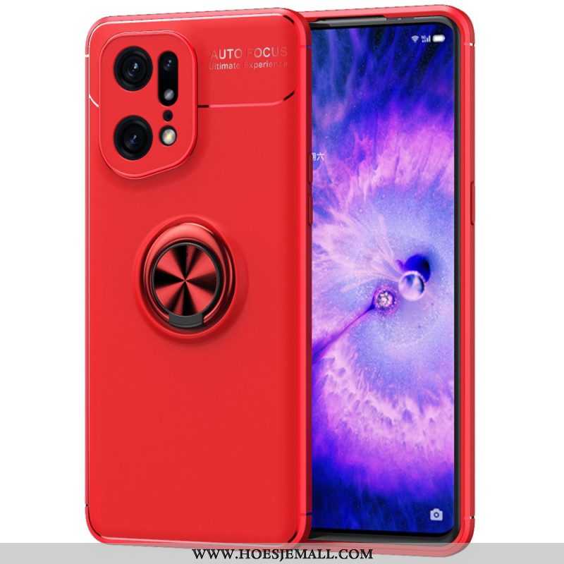 Hoesje voor Oppo Find X5 Pro Roterende Ring