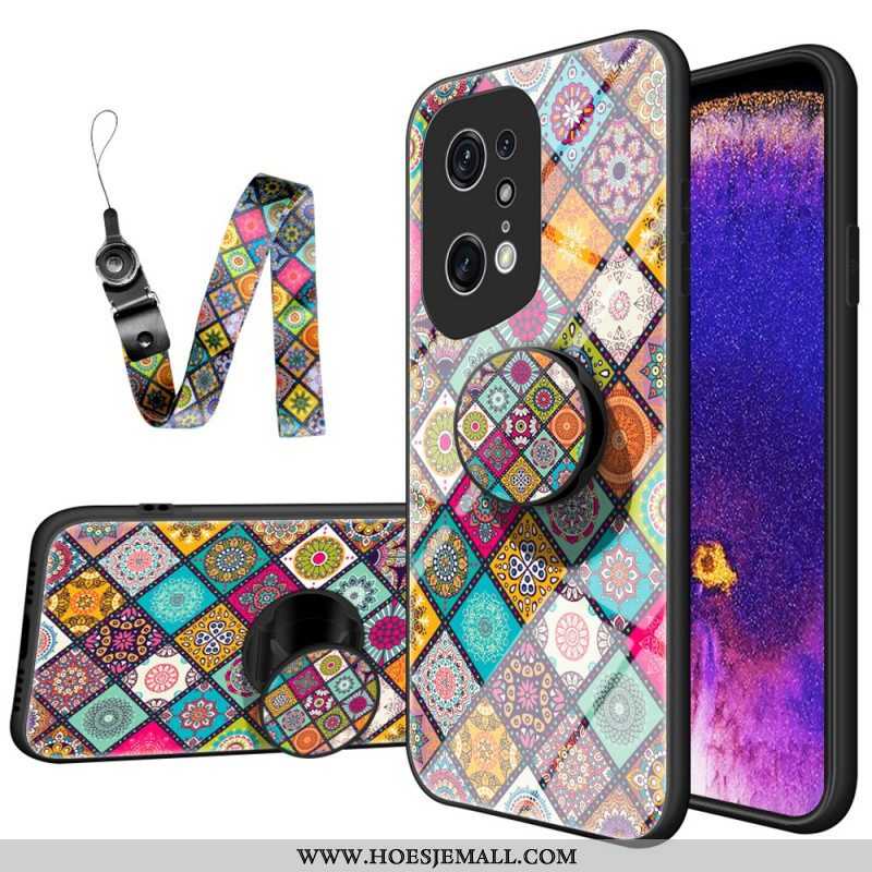 Hoesje voor Oppo Find X5 Pro Lapwerk Magnetische Houder