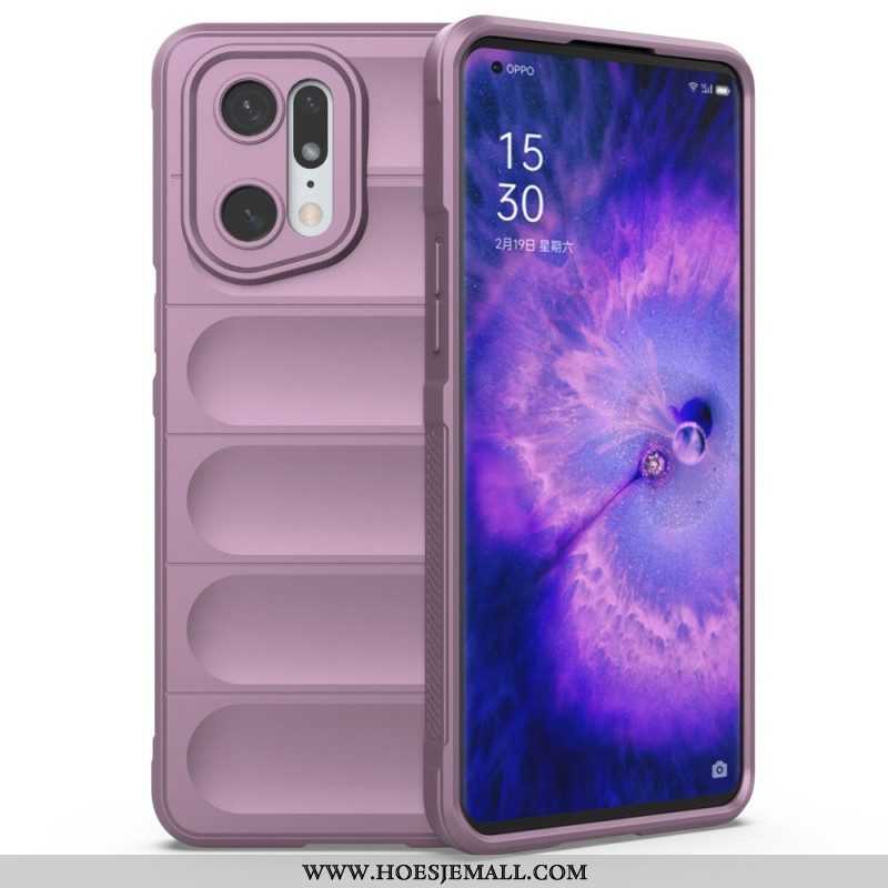 Hoesje voor Oppo Find X5 Pro Antislip