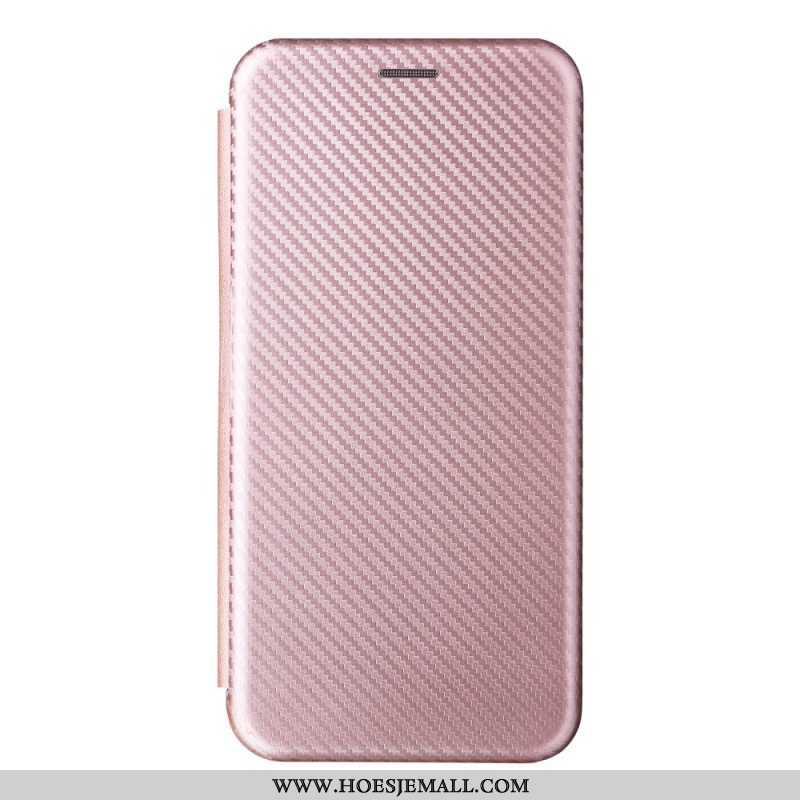 Bescherming Hoesje voor Oppo Find X5 Pro Folio-hoesje Koolstofvezel Textuur