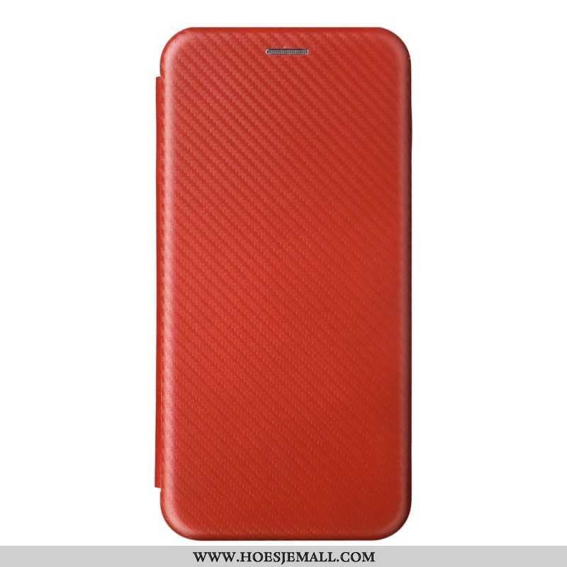 Bescherming Hoesje voor Oppo Find X5 Pro Folio-hoesje Koolstofvezel Textuur