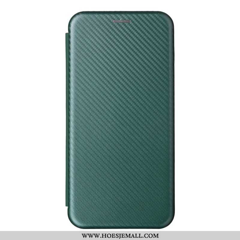 Bescherming Hoesje voor Oppo Find X5 Pro Folio-hoesje Koolstofvezel Textuur