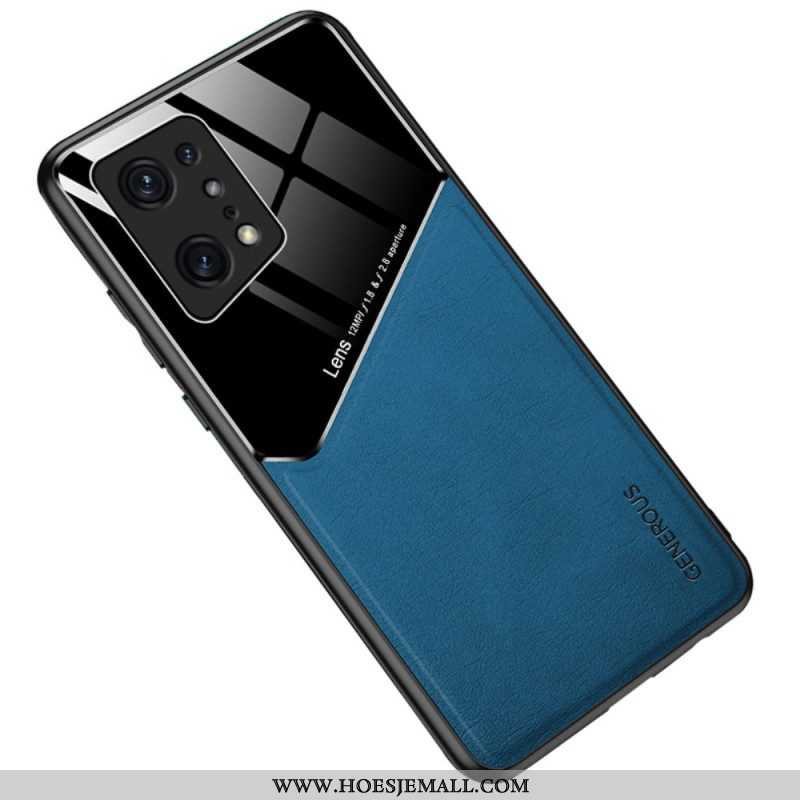 Telefoonhoesje voor Oppo Find X5 Pro Premium Kunstleer