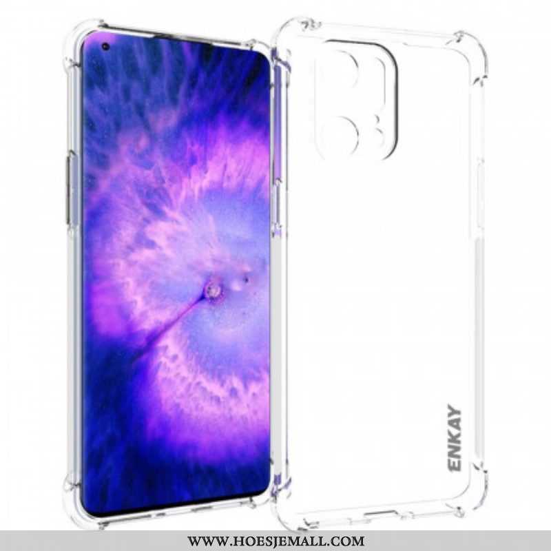 Hoesje voor Oppo Find X5 Pro Transparant Enkay