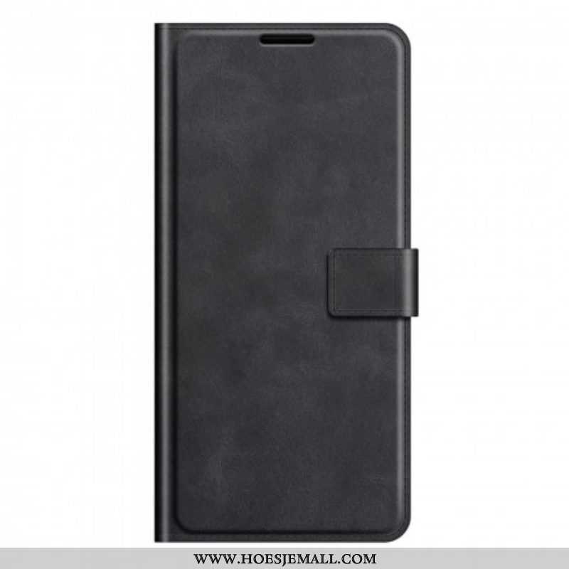 Folio-hoesje voor Oppo Reno 6 5G Slank Extreem Leereffect