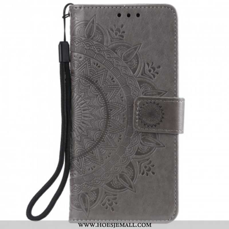 Folio-hoesje voor Oppo Reno 6 5G Zon Mandala