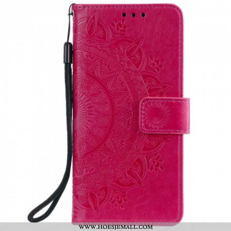 Folio-hoesje voor Oppo Reno 6 5G Zon Mandala