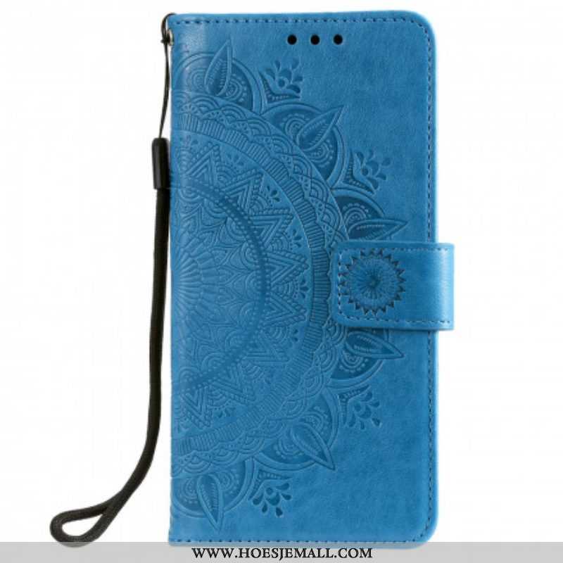 Folio-hoesje voor Oppo Reno 6 5G Zon Mandala