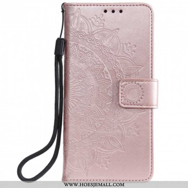 Folio-hoesje voor Oppo Reno 6 5G Zon Mandala