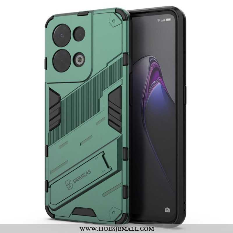 Hoesje voor Oppo Reno 8 Handsfree Afneembare Standaard Met Twee Standen