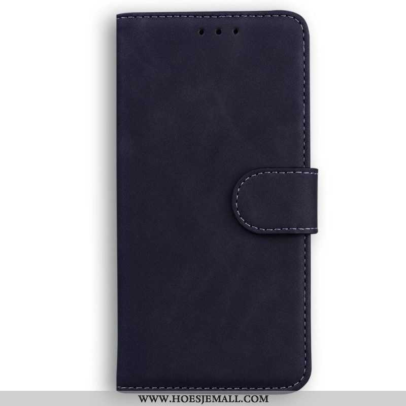 Flip Case voor Oppo Reno 8 Couture-leereffect