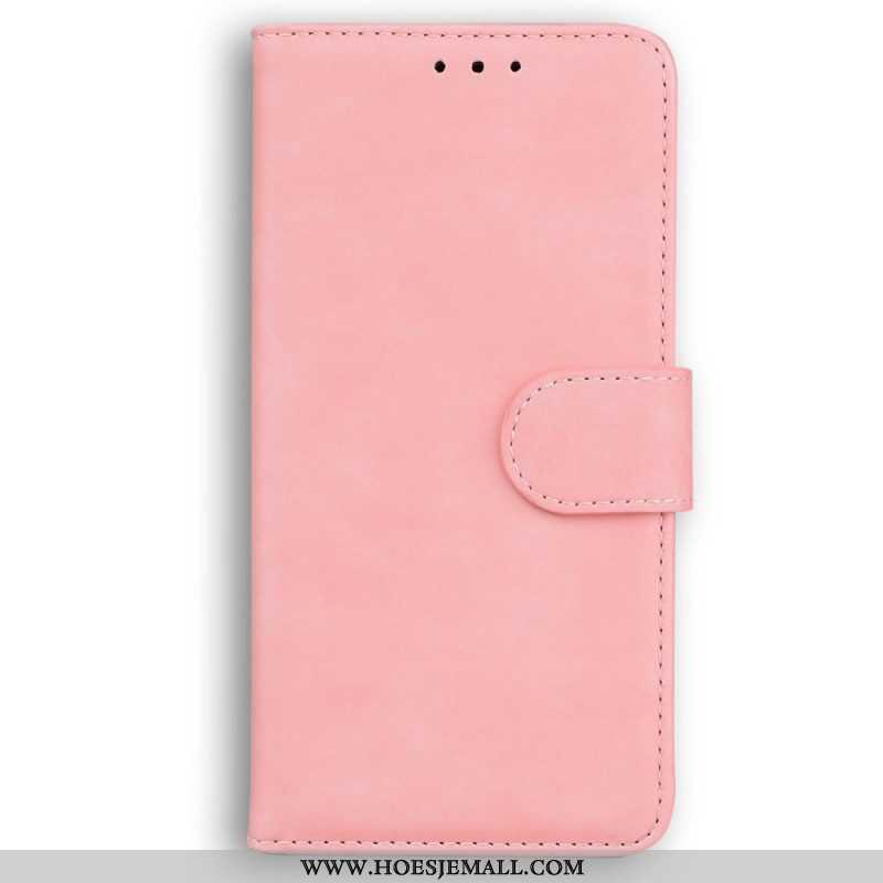 Flip Case voor Oppo Reno 8 Couture-leereffect