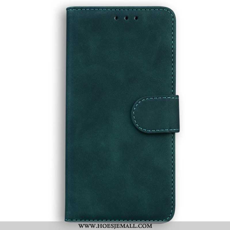 Flip Case voor Oppo Reno 8 Couture-leereffect