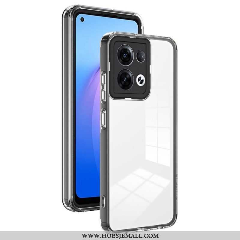 Hoesje voor Oppo Reno 8 Transparante Hybride