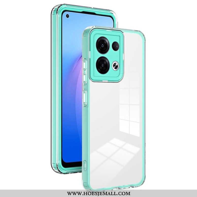 Hoesje voor Oppo Reno 8 Transparante Hybride