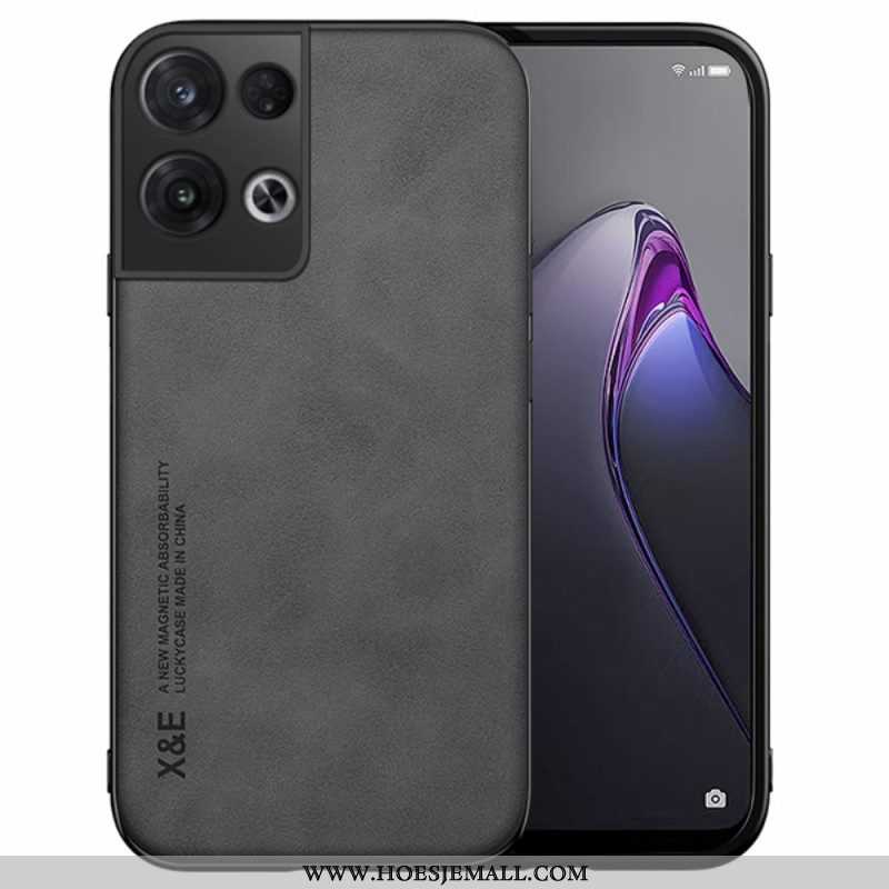 Hoesje voor Oppo Reno 8 X&e Leereffect