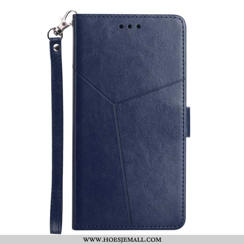 Folio-hoesje voor Oppo Reno 8 Stijl Leer Geo Y Design