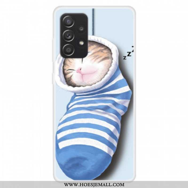 Hoesje voor Samsung Galaxy A13 Tijger Print