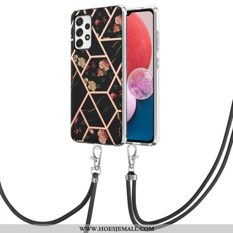 Telefoonhoesje voor Samsung Galaxy A13 Met Koord Bicolor Binfen-kleur