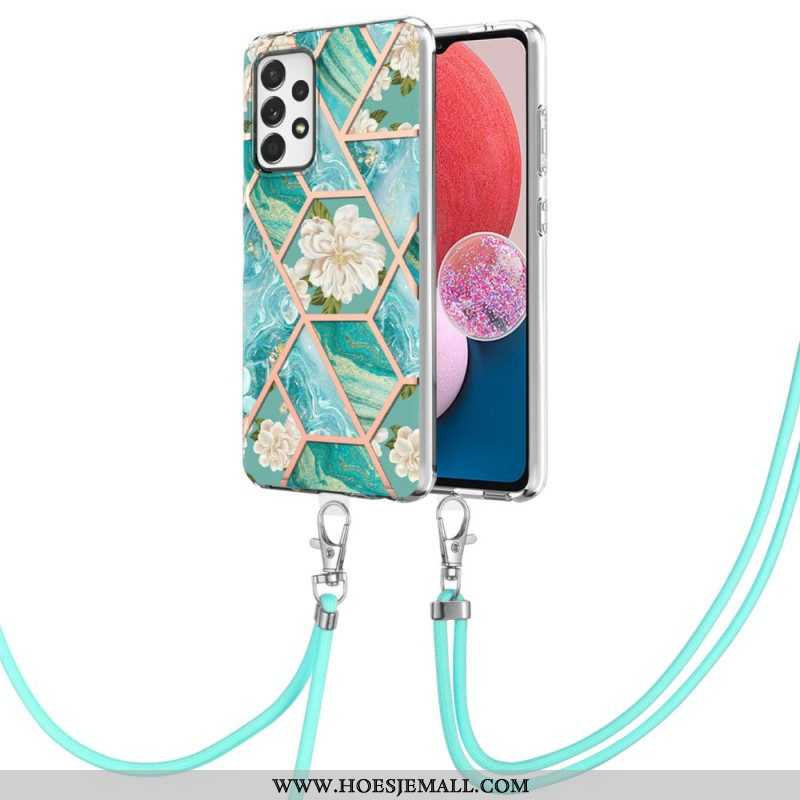 Telefoonhoesje voor Samsung Galaxy A13 Met Koord Bicolor Binfen-kleur