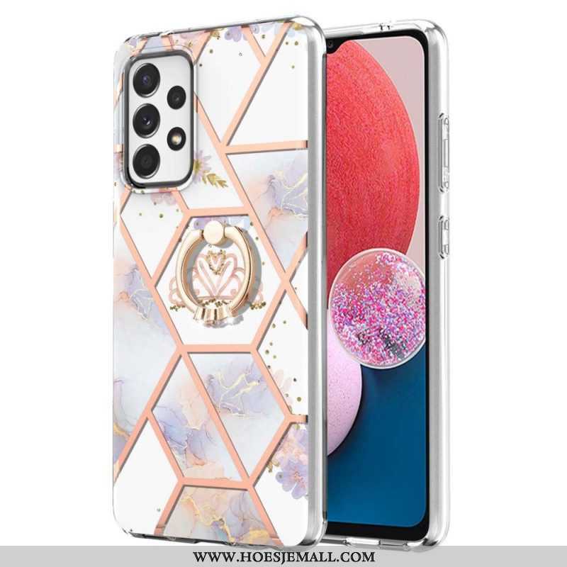 Hoesje voor Samsung Galaxy A13 Bloemen String Kat