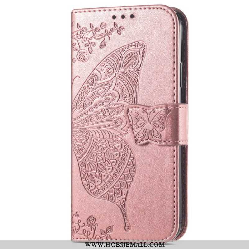 Folio-hoesje voor Samsung Galaxy A13 Lychee-stijl Rfid Khazneh