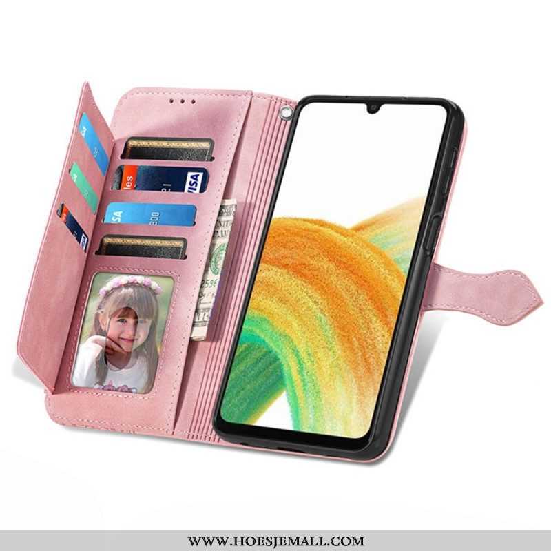 Folio-hoesje voor Samsung Galaxy A13 Kaarthouder Standaard