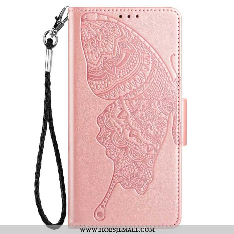 Folio-hoesje voor Samsung Galaxy A13 Met Ketting Patroon Met Bandjes