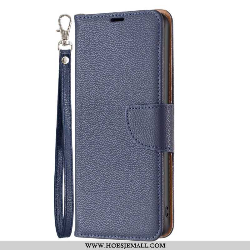 Folio-hoesje voor Samsung Galaxy A14 / A14 5G Met Ketting Schuine Riemsluiting