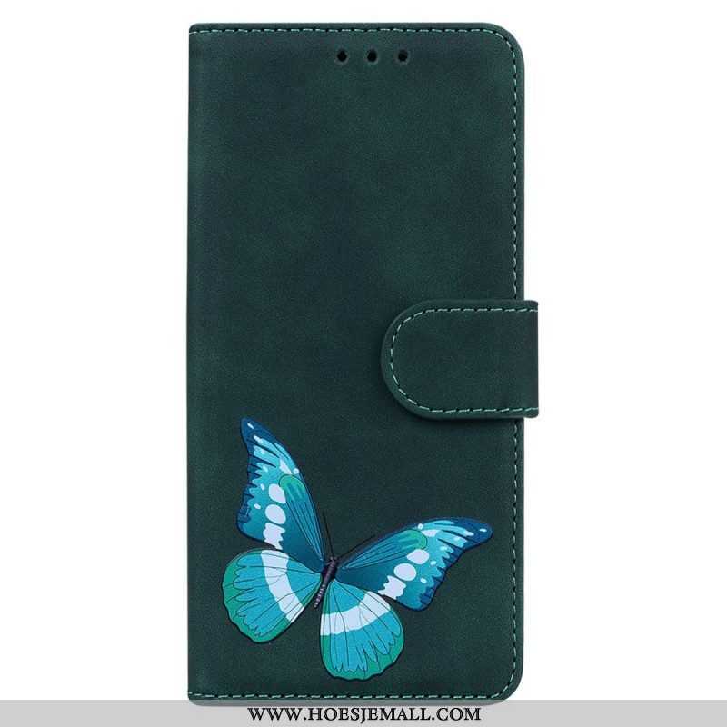 Flip Case voor Samsung Galaxy A14 / A14 5G Vlinder Ontwerp