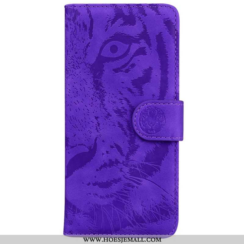 Folio-hoesje voor Samsung Galaxy A14 / A14 5G Tijger Print