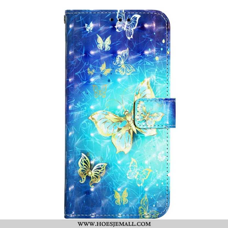 Folio-hoesje voor Samsung Galaxy A14 / A14 5G Met Ketting Skinpro Dux Ducis