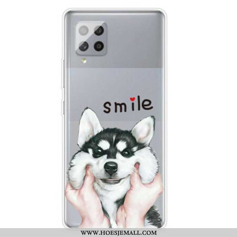 Hoesje voor Samsung Galaxy A42 5G Lach Hond