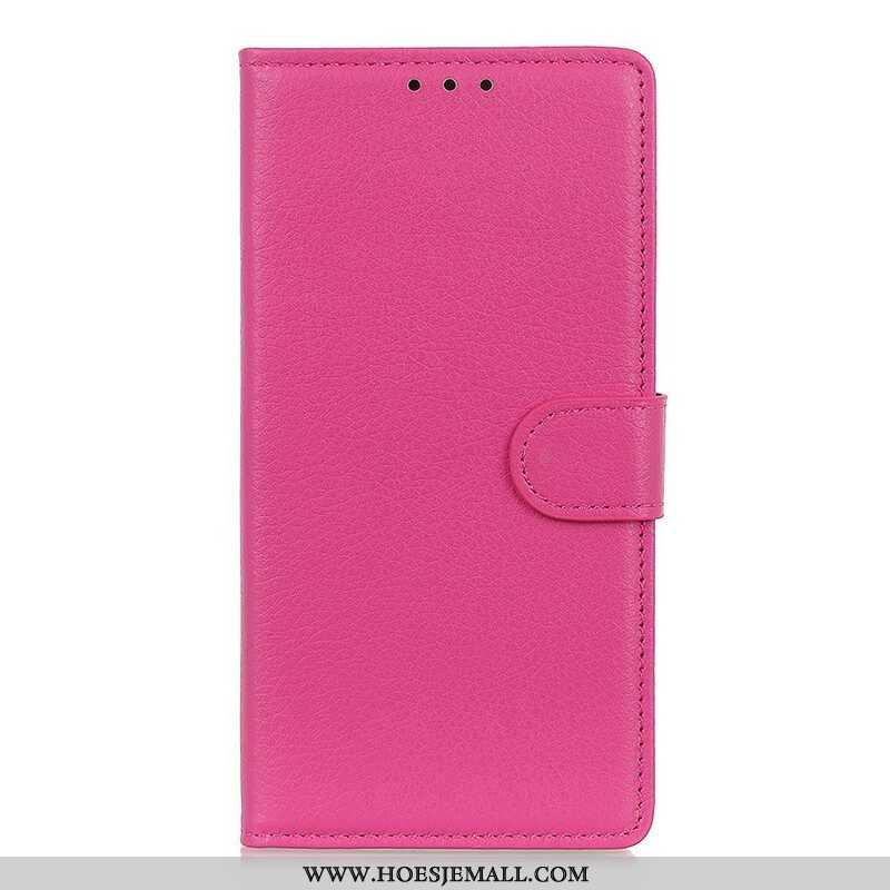 Folio-hoesje voor Samsung Galaxy A42 5G Lychee-textuur