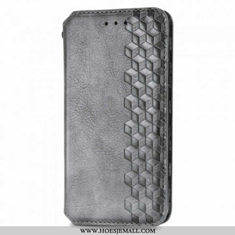 Bescherming Hoesje voor Samsung Galaxy A42 5G Folio-hoesje Leereffect Diamanttextuur