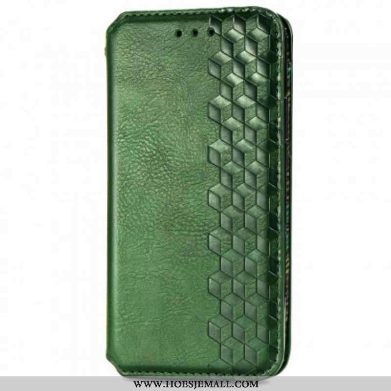 Bescherming Hoesje voor Samsung Galaxy A42 5G Folio-hoesje Leereffect Diamanttextuur