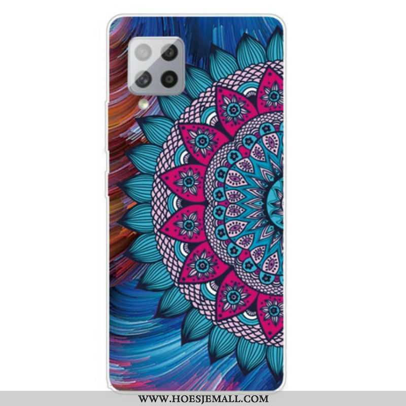 Hoesje voor Samsung Galaxy A42 5G Kleurrijke Mandala