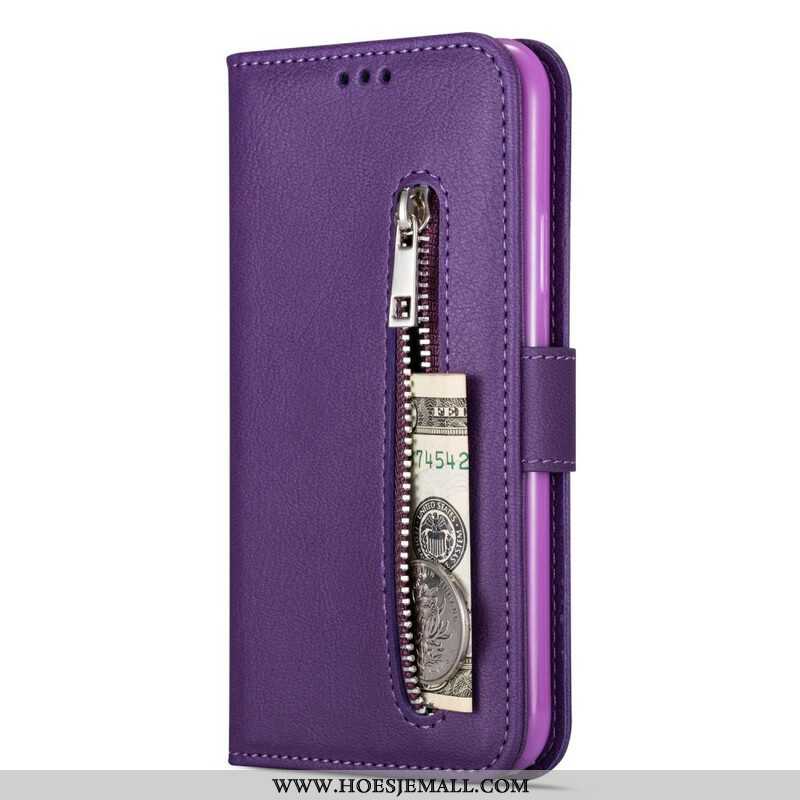 Folio-hoesje voor Samsung Galaxy A51 5G Portemonnee Met Lanyard