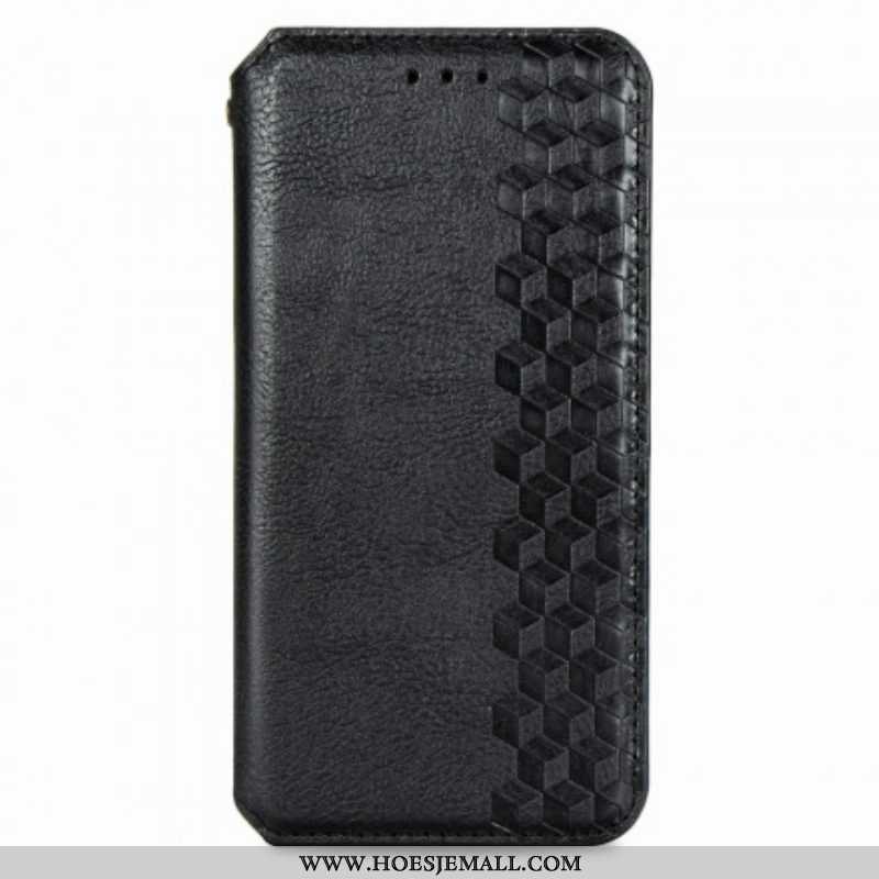 Bescherming Hoesje voor Samsung Galaxy A51 5G Folio-hoesje Leereffect Diamanttextuur