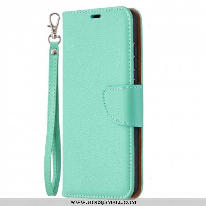 Folio-hoesje voor Samsung Galaxy A52 4G / A52 5G / A52s 5G Flip Case Lychee Rabat Schuin