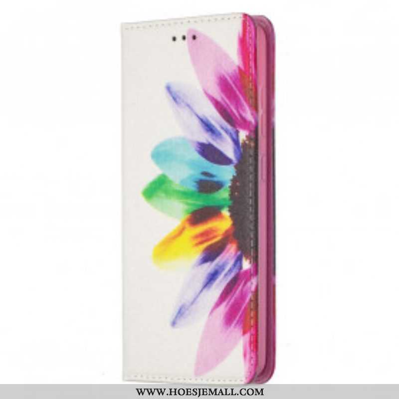 Bescherming Hoesje voor Samsung Galaxy A52 4G / A52 5G / A52s 5G Folio-hoesje Waterverf Bloem