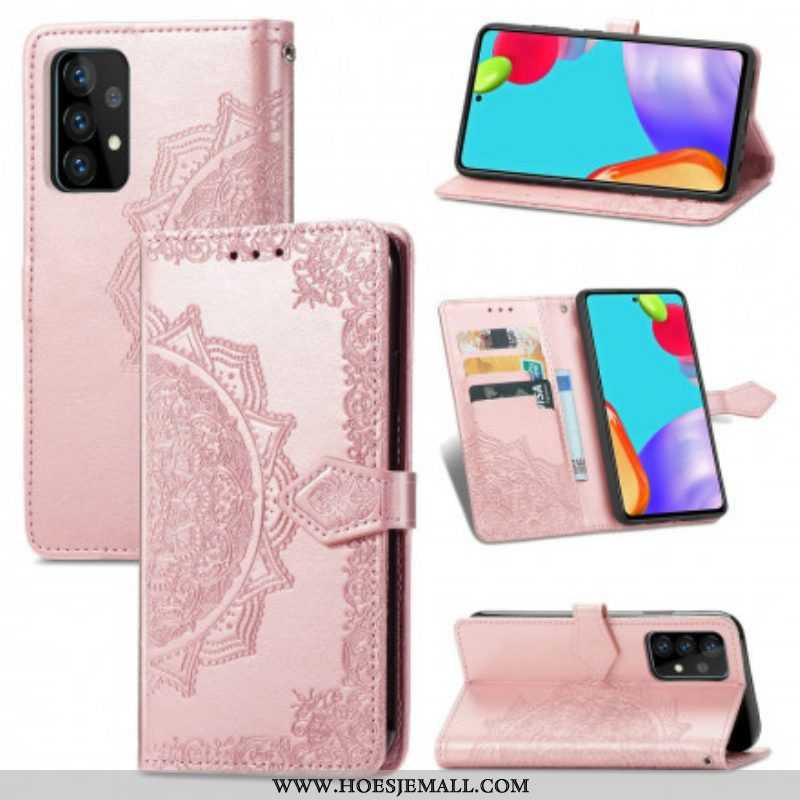 Flip Case voor Samsung Galaxy A52 4G / A52 5G / A52s 5G Mandala Middeleeuwen