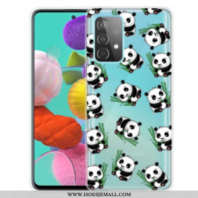 Hoesje voor Samsung Galaxy A52 4G / A52 5G / A52s 5G Kleine Panda's