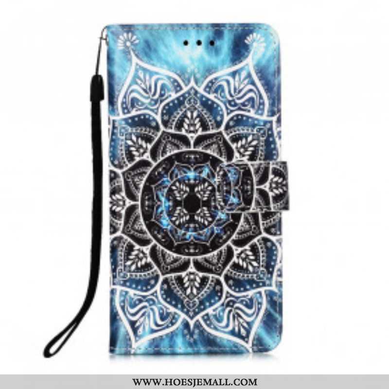 Leren Hoesje voor Samsung Galaxy A52 4G / A52 5G / A52s 5G Mandala In De Lucht